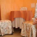 idee per decorare coprisedie con schienale