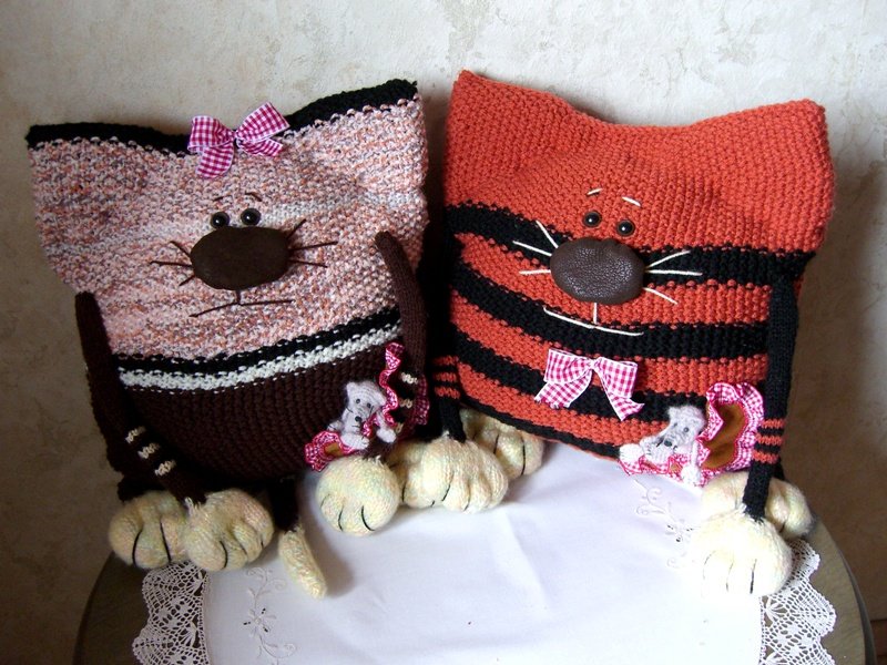 cuscini decorativi gatti