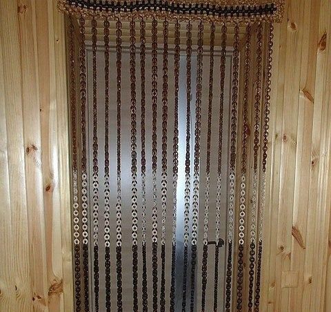 idee per decorazioni con tende in legno