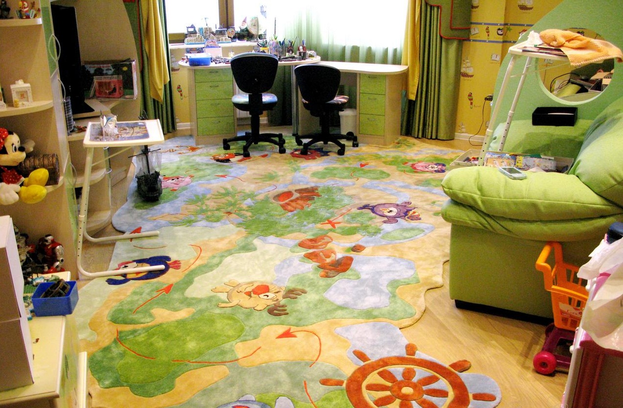 foto di design di tappeti per bambini
