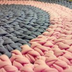 tappeto lavorato a maglia