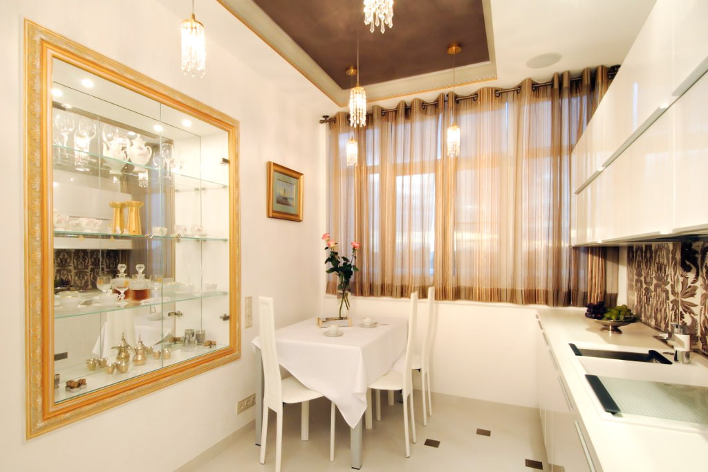 idee per tulle con occhielli in cucina