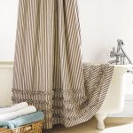 tende tessili per il design fotografico del bagno