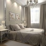 set di tende e copriletti per foto dell'interno della camera da letto