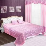 set di tende e copriletti per idee per la camera da letto foto
