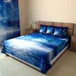 set di tende e copriletti per idee di arredamento per la camera da letto