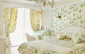 set di tende e copriletti per le idee della camera da letto opzioni
