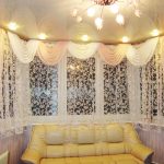 foto di design di tende corte