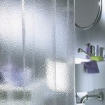 tende in tessuto per idee di design per il bagno