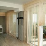 tende a filo design d'interni