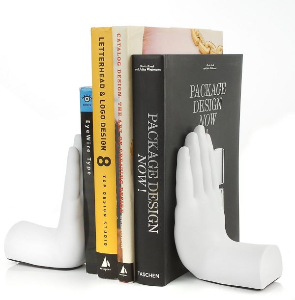 supporto porta libri in gesso