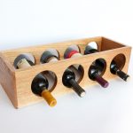 idee per l'arredamento del portabottiglie di vino
