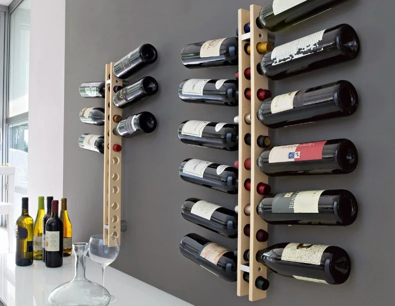 design del portabottiglie di vino