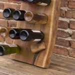 portabottiglie di vino con foto decorativa