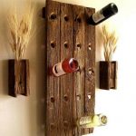 design fotografico del portabottiglie di vino