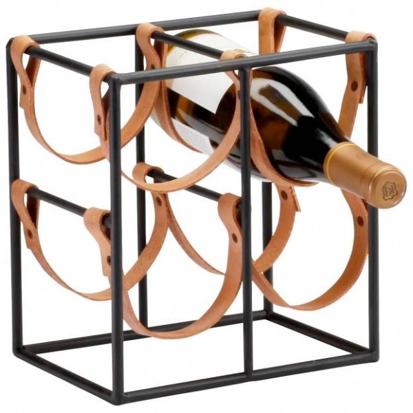 foto del portabottiglie di vino