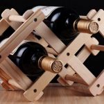 idee per decorazioni porta bottiglie di vino