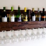 idee per l'arredamento del portabottiglie di vino