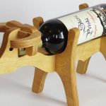 design del portabottiglie di vino