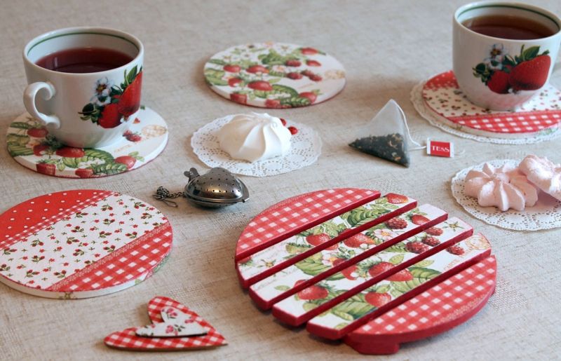 decoupage su sottopentola