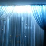 Fotografija oblikovanja LED trakov za osvetlitev zaves