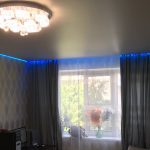 ideje za oblikovanje LED trakov za zavese