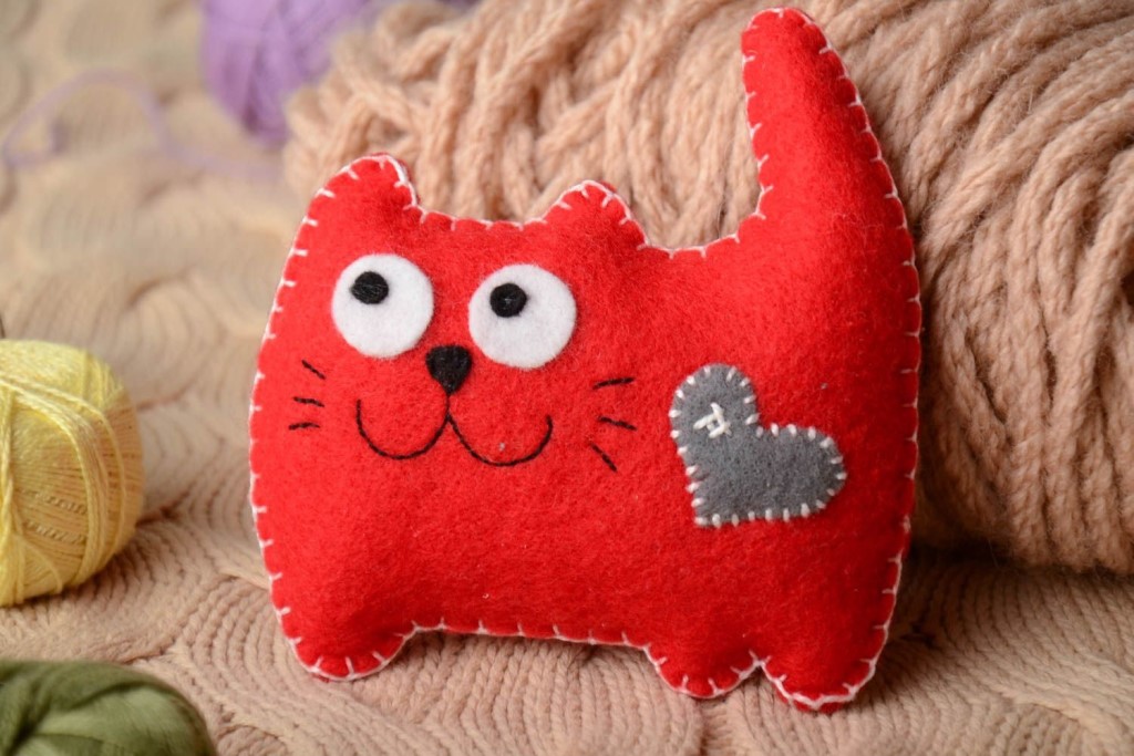 cuscino decorativo con foto di gatto