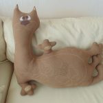 foto di idee per cuscini a forma di gatto