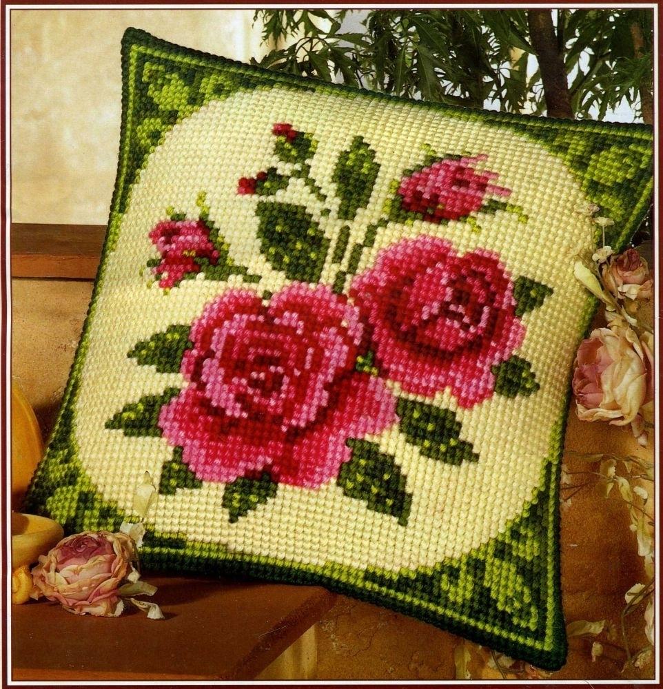 cuscino croce rose