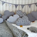 decorazione fotografica a forma di nuvola a cuscino
