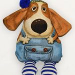idee di design per cuscini a forma di cane