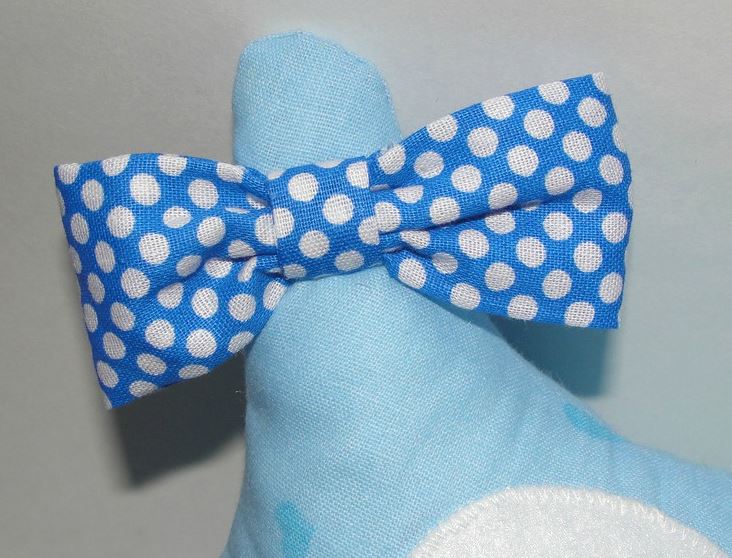 cuscino gufo con fiocco