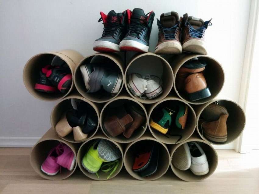 idee per scarpiere da tubi