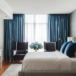 idee di design per tende da camera da letto