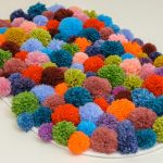 tappeto pompon soffice