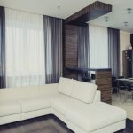 soffitto teso e tende interne