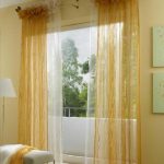 rideaux avec décor à cordon