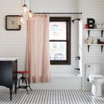 tende in tessuto per decorazioni fotografiche del bagno