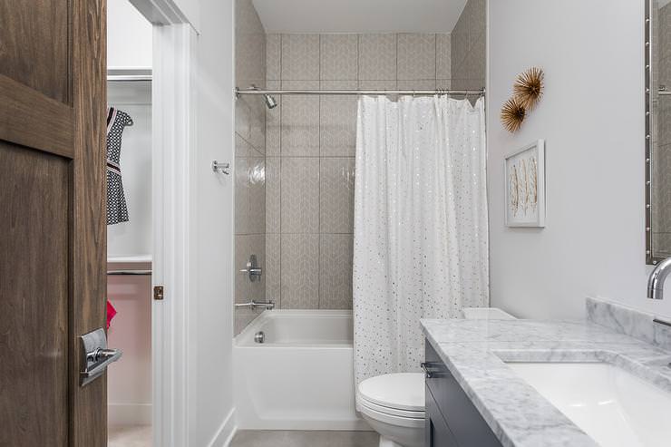 foto di design di tende da bagno