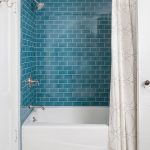 tende in tessuto per idee di interni del bagno