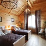 idee per tende per l'arredamento del cottage