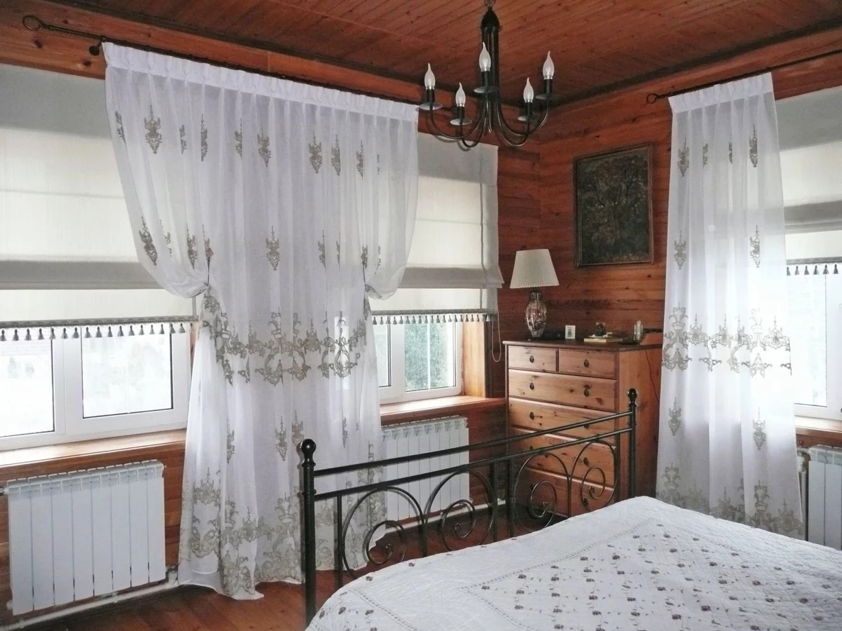 tende per una casa estiva in camera da letto