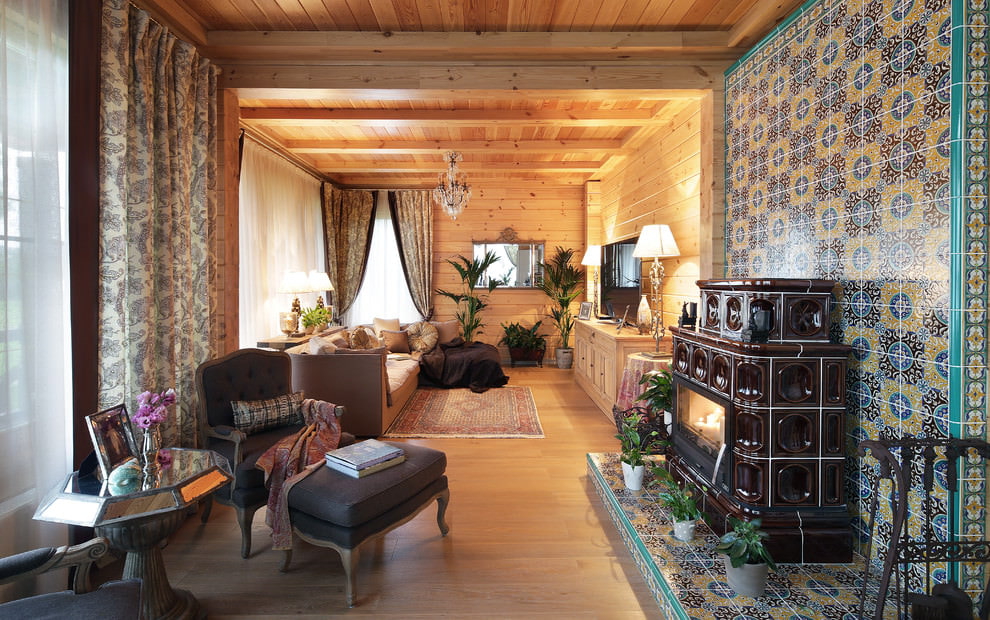 tende per la decorazione del cottage