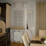 tende per cucina con occhielli foto decorazione