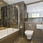 tende in tessuto per opzioni di bagno foto
