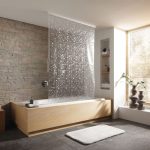 tende tessili per foto di tipi di bagno