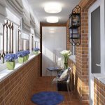 foto di design per tende da balcone