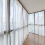 tende per il design degli interni del balcone