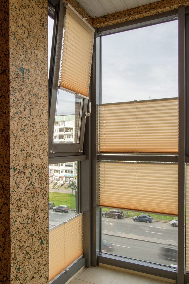 Tende plissettate per balcone