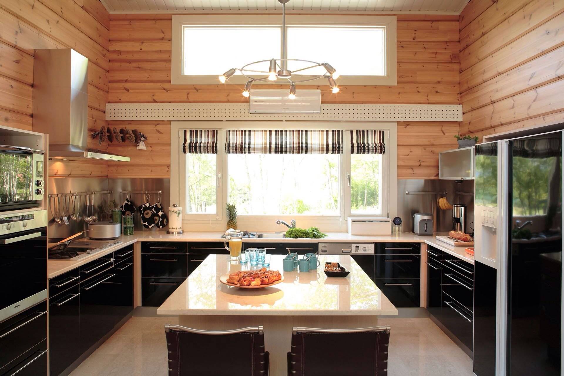 idee per tende per interni di cottage